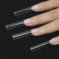 Wholesales Extra Long square Straight Artificial Fingernail Tips Xxxl C Curved Nail Tips