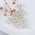 Half-hole Shell Pearl Loose White Round Shape DIY Mother of Pearl Jewelry