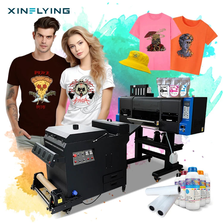 60CM Cheap Price Lifetime Warranty Stampante Dtf Da 30cm Double Head 60cm Garment Stampante Di Trasferimento Dtf