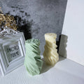 D-8076 Irregular Diamond Slicing Pillar Candle Mold Handmade Crafts Art Form for Candles Crystal Soy Wax Silicone Mould Decorate