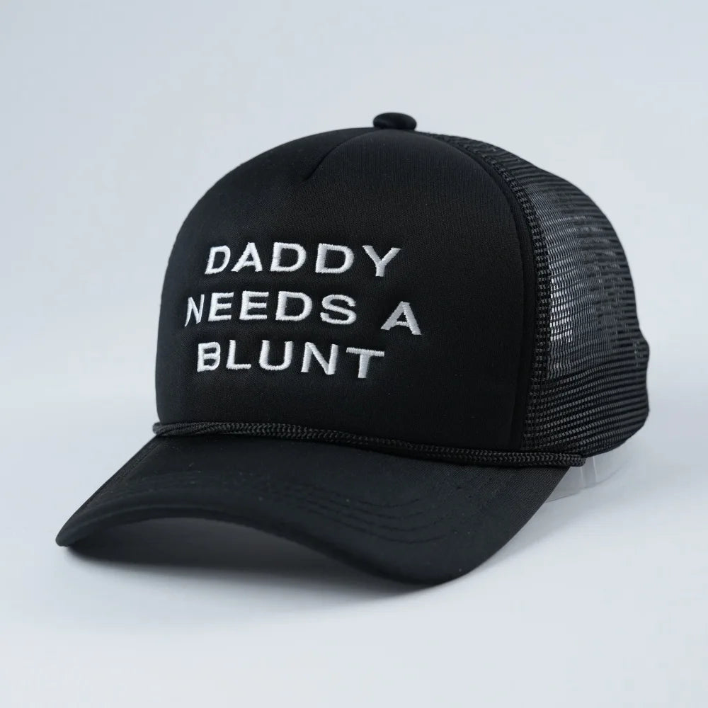 Custom Foam Trucker Hat Embroidered Logo Fashionable 5-Panel Cap Outdoor Party Casual/Cycling Hat