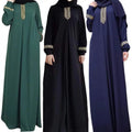 Luxury Modest Womans Pakistani Salwar Kameez Morocco Dress Kaftan Muslim Dress Jubah Abaya Dubai