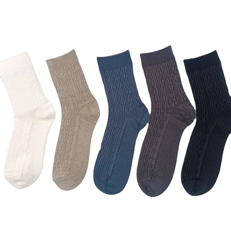 All Seasons Men Quarter Hemp Socks 100% Hemp Yarn Customize Oversize Natural Flax Crew Socks No Dyeing