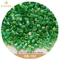 Miyuki Delica Beads 1.6 mm [12 Color Transp.Luster AB 1 ]10g Pack