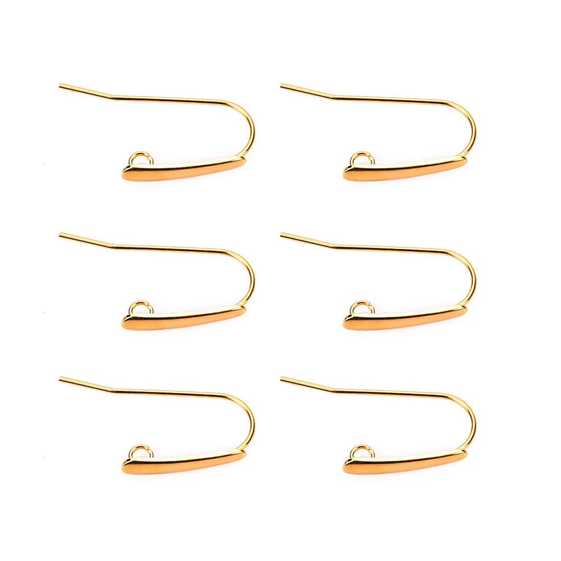 316 Stainless Steel Stud Earrings Ear Wires Connector DIY Jewelry Making Findings Earring Fish Hook