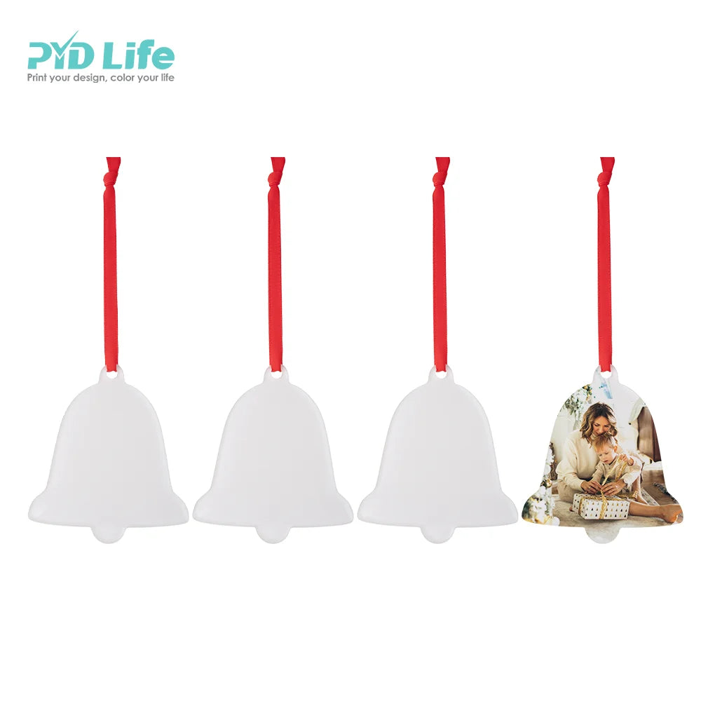 PYD Life 2025 Sublimation Christmas Blanks XMAS Items Home Tree Hanging Decoration Acrylic Ornaments Set in Bulk
