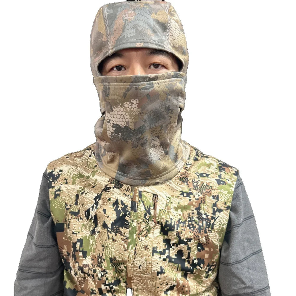 Custom High Quality Men's Winter Camouflage Hunting Mask Protective Face Shield