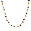 2024 Wholesale Bohemia Style Waterproof Beads Necklace 18K Gold Plated Stainless Steel Jewelry Women Wedding Gift Fast Delivery