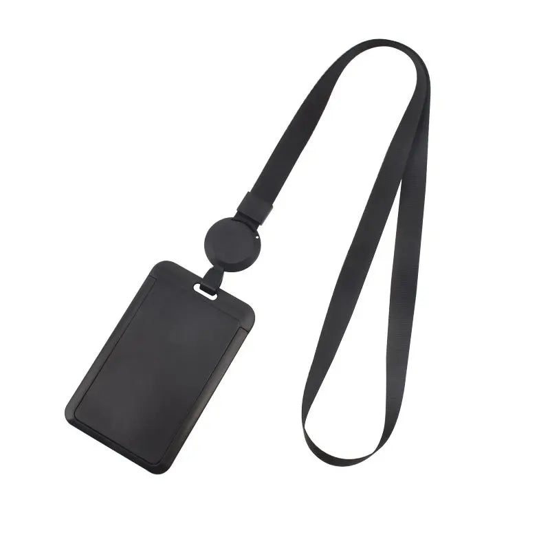 Wholesale Custom Eco-Friendly Durable Multifunctional Polyester Lanyards Retractable Badge Reel Office Work ID Card Holder