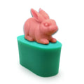 B-5055-6 Easter Simulation Rabbit Duck Resin Cake Silicone Plaster Soap Candle Mold Aromatherapy for 3D Mould