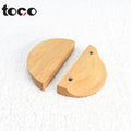 TOCO Solid Wood Gold Cabinet Hardware Modern Design Drawer Knobs Door Pulls for Kitchen Bedroom Bathroom Cupboards Furniture