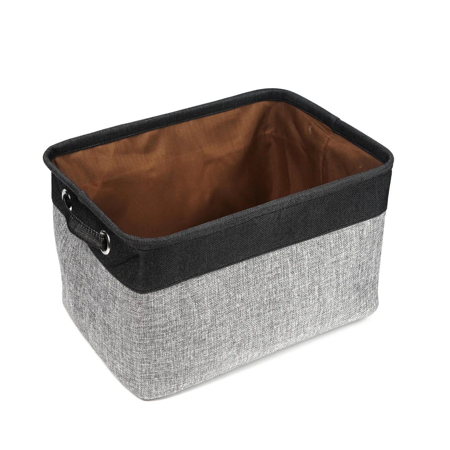 Foldable Fabric Storage Bins for Shelves & Closet Decorative Linen Organizing Baskets for Home Use