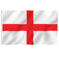 Stock Cheap 100%polyester 3*5ft Football Fans England Flag with Two Grommets