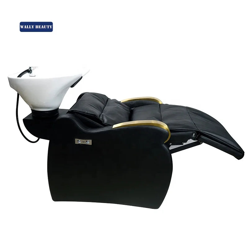 Wallybuauty Modern Hair Salon Shampoo Chair Hair Salon  Unit Salon Sink Shampoo Chairs
