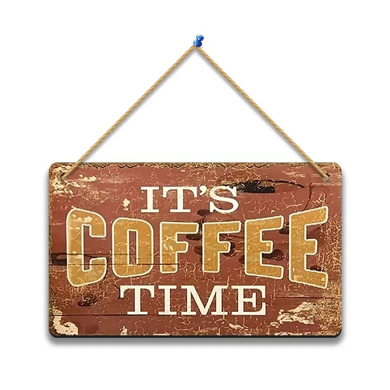 Wall Art Craft Home Art Plaque Wood Sign Decoration Vintage Wooden Wall Sign Wood 30 X 15 for Home Hotel Office Wall Decoration