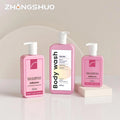 Custom Premium Square Plastic PE Shampoo Bottle Packaging 250ml 350ml 500ml Empty White Body Wash Lotion Pump Bottle