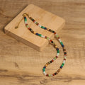 Fine Jewelry 4mm Minimalist Necklaces Fashion Jewelry  Healing Crystal Multi Beaded Necklace Gift for Women Girls