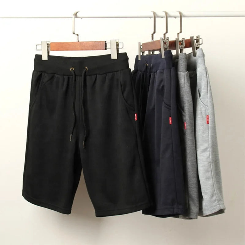 New Fashion Casual Fitness Bodybuilding Gym Shorts Men Plain Sports Shorts