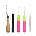 5pcs Latch Hook Misscrafts Bent Crochet Needle Hook Tool Set