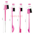Wholesale Edge Control Brush Double Sided Control Hair Rat Tail Brush Edge Brush Barber Tools