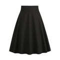Good Quality Vintage Women Cotton A-line Skirts Summer Skater Ladies High Waist Casual Skirt