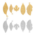 Fashion Leaf Charms Leaves Pendants DIY Drafts Men Fashion Jewelry Accessories Necklaces Findings Supplies