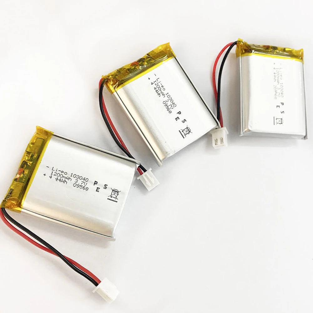 KC CB Rechargeable 1200mAh 3.7V Pouch Solid State Battery Model JXR403048 for CB Devices 800 Cycles 12-Month Warranty IEC6213