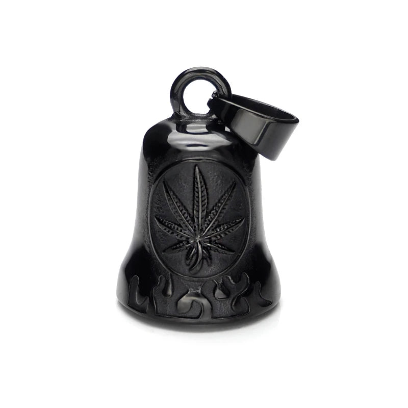 Fashion Metal Iced Viking Motorcycle Bell Meaning Necklace Jewelry Canadian Maple Leaf Guardian Angel Motorcycle Bell Keychain MegaBDM