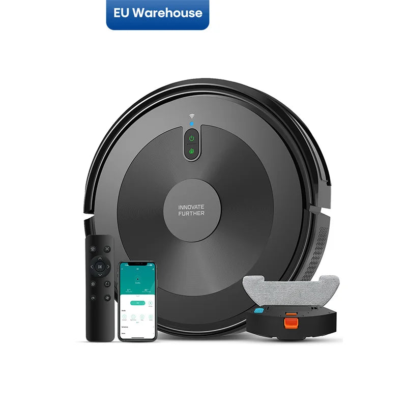 Bagotte Smart Sweeping Robot Wet&Dry Random Cleaning Appliance Hot Sale Battery Powered APP Control for Household & Hotel Use