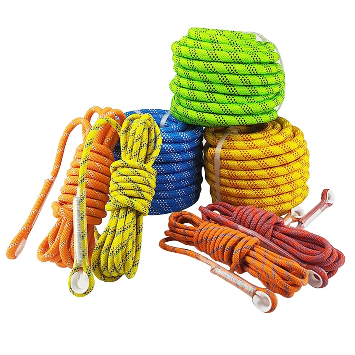 Nylon Polyester High Strength 4-16mm Climbing Safety Braided Rope