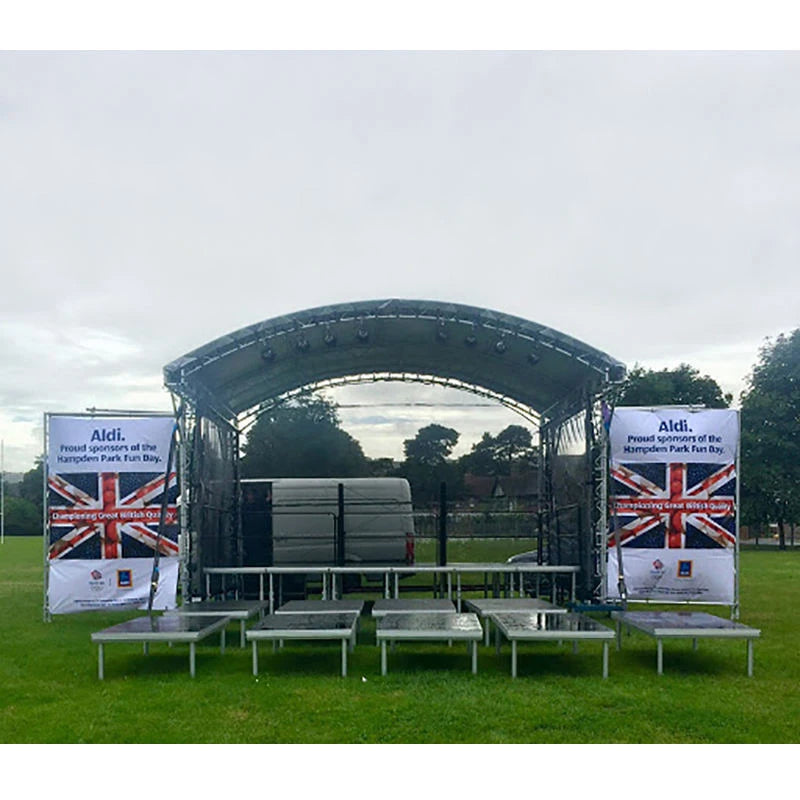 Screen Aluminum Lighting Truss System for Hanging Led Display System 290Mm Stage Music Event Concert Aluminum Truss