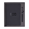 Organizer Stationery Journal Planner Leather Notebook Black Card Paper Gift Set