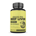 Private Label Beef Liver Capsules Natural Iron Vitamin A B12 for Energy Humanely Pasture Raised for Healthy Teeth and Skin