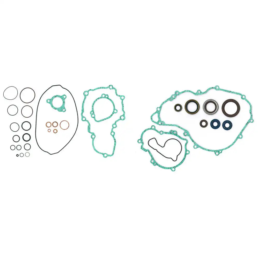 Nrteam Husqvarna FC 250 14-15 Bottom Gaskets Flat Ring Seal Sheet in Paper and Metal Compatible with 14-15 Models