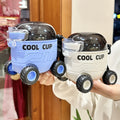 XHL SUB Cartoon Student Water Bottle Fun Mars Rover Outdoor Portable Bouncing Straw Cup for Students