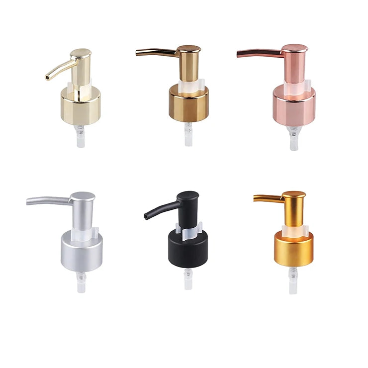 24/410 28/400 Gold Copper Stainless Steel Soap Dispenser Pump Sprayer Non Spill Skin Care Bottles