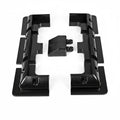 Solar Panel UV-resistant Black ABS 7-Piece Corner Mount Bracket Kits  for RV Solar off Grid or Any Flat Roofs
