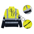 Custom Designs Pullover High Visibility Polyester Safety Mens Hoodies Sweatshirts for Work