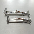 5'' and 6'' K Style Aluminum Alloy Gutter Hangers with Screw-Durable Modern Outdoor Design