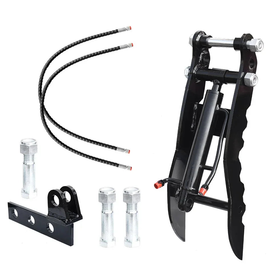 Small 1-3 Tons Hydraulic Rock Gripper and Desilting Digger Mini Excavator Attachments with Core Bearing Construction Machinery