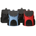 Hot Sale Pet Supplies Polyester Portable Travel Pet Breathable Outdoor Chest Cat and Dog Backpack