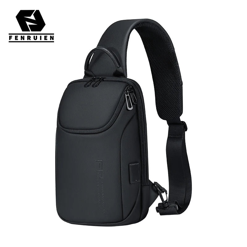 Chest Bag Men Leisure Fashion Brand Functional Crossbody Bag Outdoor Sports Personality Bag Riding Single Shoulder Small B MegaBDM