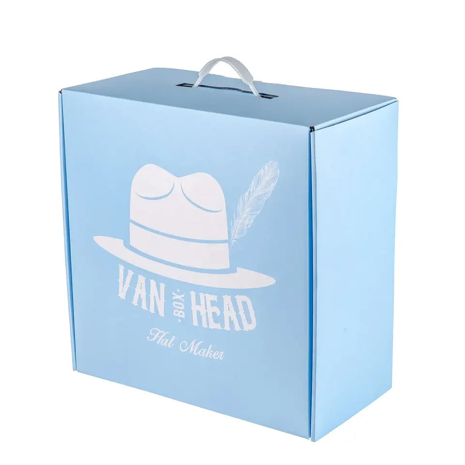 Factory Wholesale Custom Corrugated Cardboard Carton Hat Box Packing Box for Shipping or Mail with Handle