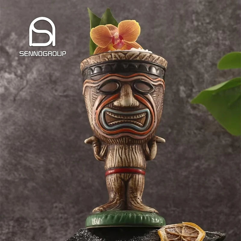 New Design Products Cocktail Mug for bar Custom Ceramic Unique Tiki Mug for Party