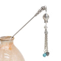 Korea Fashion Fish Hair Clip for Women Turquoise Beads Hairpins Barrettes Fashion Hair Accessories Gift