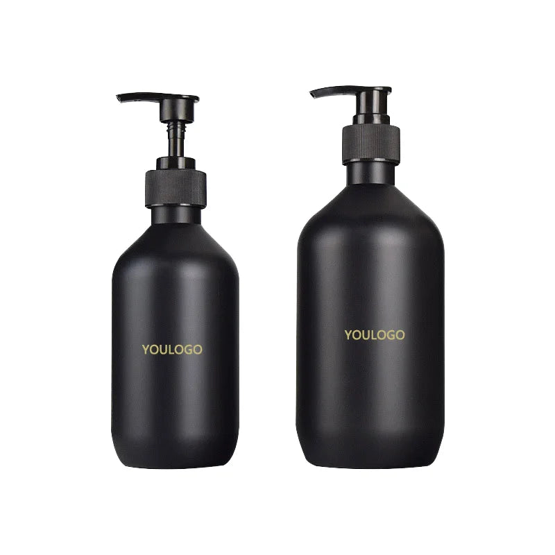 300ml 500ml Plastic Body Milk Lotion Pump Bottle Eco-Friendly Cosmetic Pet Shampoo and Conditioner Bottle with Lotion Pump