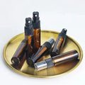 Mini 10 ml Amber UV Proteccion Mist Spray Glass Perfume Bottle Pocket Perfume Refillable Fragrance Packaging Glass Bottle