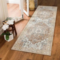 Hallway Rug 60x180cm Washable Non-Slip Kitchen Runner Rug Throw Soft Bathroom Rug Indoor Carpet for Entrance Bedroom Laundry