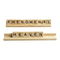 19cm Wood Color English Alphabet Base Wooden Strips Letter Bracket Ornaments DIY Wooden Crafts Ornaments
