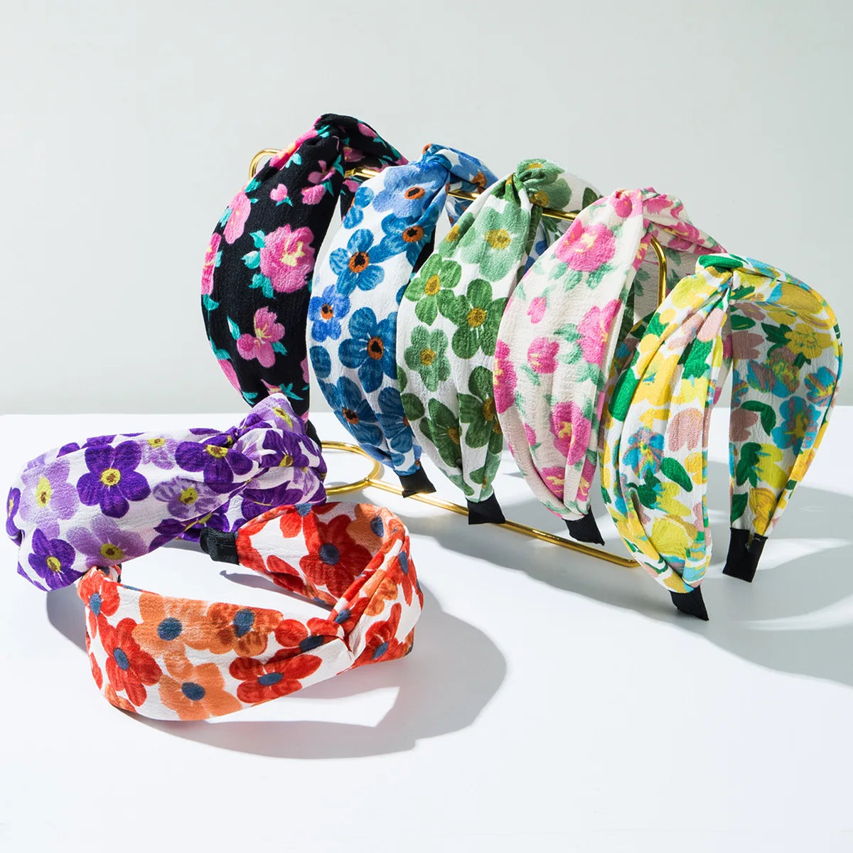 New Pattern Cross Fabric Wide Edge Headband Female Fashion Summer Simple Leisure Holiday Wind Out Headband Hair Accessories